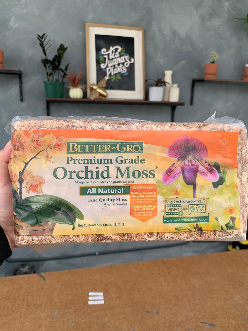 Musgo Sphagnum para plantas de interior Premium (Musgo Natural de Alta Calidad)